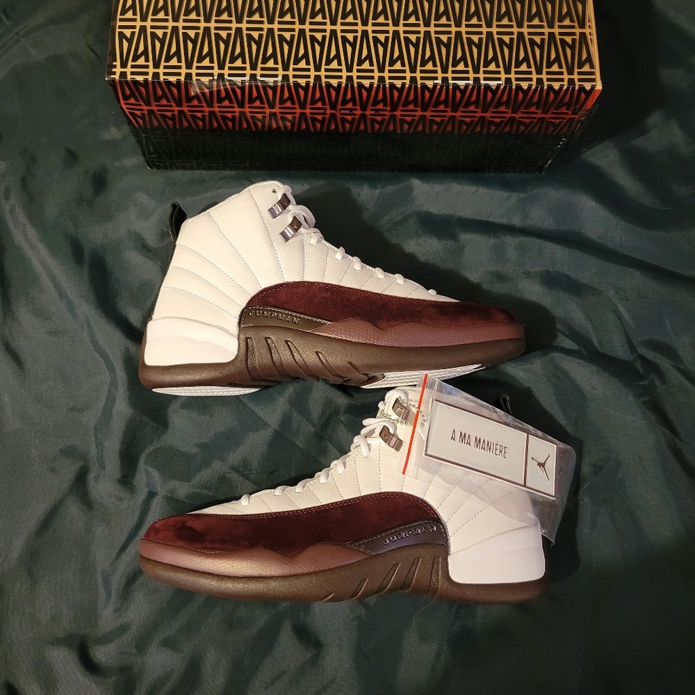 Brand new ds size 9 jordan 12 a ma maniere.